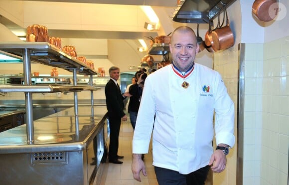 Exclusif - Le chef de cuisine de l'Elysée Guillaume Gomez, à Paris le 25 octobre 2014.