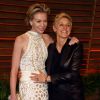 Ellen DeGeneres, Portia de Rossi - Arrivées des people à la soirée Vanity Fair après la 86 ème cérémonie des Oscars le 2 mars 2014