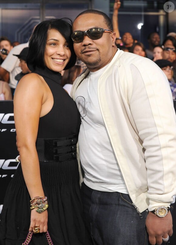 Timbaland et Monique Idlett à Los Angeles, le 6 août 2009.