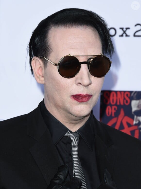 Marilyn Manson à Hollywood, Los Angeles, le 6 septembre 2014.