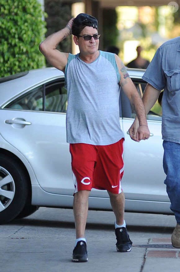 Charlie Sheen à Los Angeles, le 25 septembre 2014.