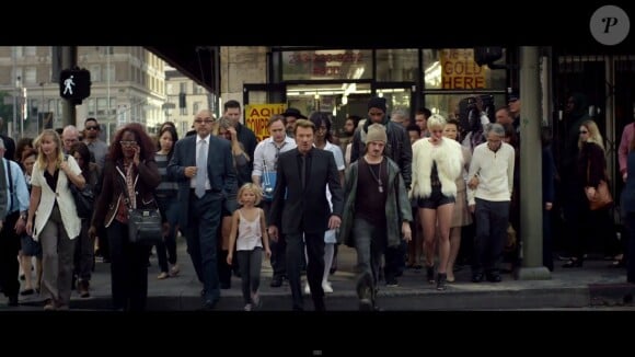 Image extrait de "Seul", le nouveau clip de Johnny Hallyday réalisé par Pierre Rambaldi. Chanson extraite de l'album "Rester vivant", attendu le 17 novembre 2014.
