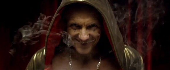 Ninja dans le clip Ugly Boy, par Die Antwoord. (capture d'écran)