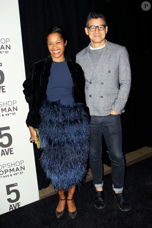 Tracey Reese et Peter Som à la soirée "Topshop Topman" à New York, le 4 novembre 2014 