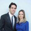 Ricardo Kaka et sa femme Caroline Celico à Milan le 24 février 2014.