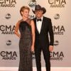 Faith Hill et Tim McGraw sur le tapis rouge des CMA Awards à Nashville, le 5 novembre 2014.