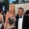 Richard Virenque avec sa charmante compagne Marie-Laure à Cannes le 23 mai 2013 lors du 66e Festival du film. Le couple a eu le 3 octobre 2014 son premier enfant, un fils prénommé Eden.