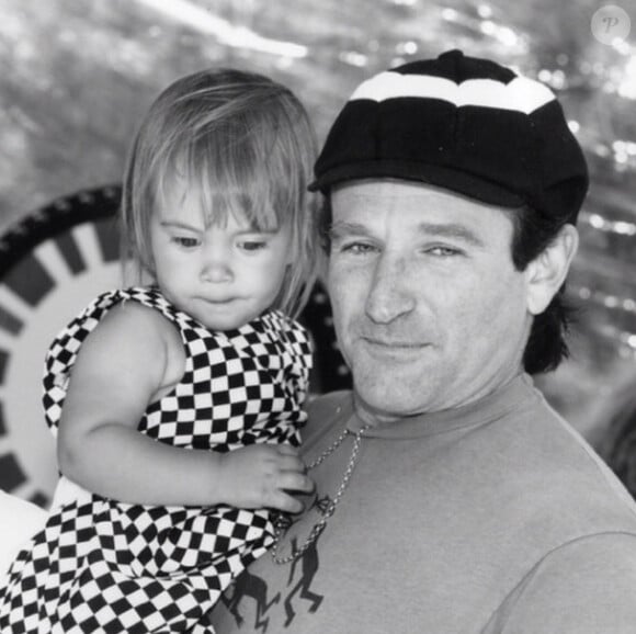 Robin Williams a posté cette photo le 31 juillet 2014 sur Instagram à l'occasion de l'anniversaire de sa fille Zelda Rae. Ce sera son ultime message, avant sa mort le 11 août.