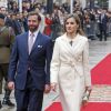 Letizia avec le grand-duc héritier Guillaume de Luxembourg. Le roi Felipe VI et la reine Letizia d'Espagne étaient le 11 novembre 2014 en visite officielle au Luxembourg, accueillis par le grand-duc Henri, la grande-duchesse Maria Teresa, qui se remet d'une opération au genou, le grand-duc héritier Guillaume et la princesse Stéphanie.