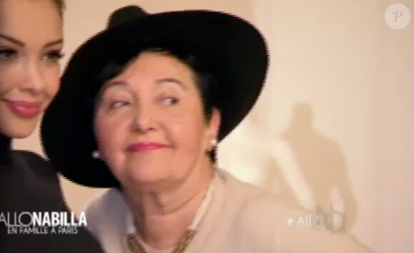 Livia, la grand-mère de Nabilla dans "Allô Nabilla" saison 2 sur NRJ12. Episode du 16 juillet 2014.