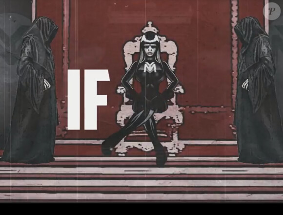 Nicki Minaj en mode "dictateur" dans la lyric video de "Only", qui a créé la polémique depuis sa mise en ligne le 7 novembre 2014.