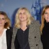 Marie-Amelie, Emmanuelle et Mathilde Seignier assistent au lancement des festivités de Noël à Disneyland Paris, à Marne-la-Vallée, le samedi 15 novembre 2014.