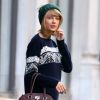 Taylor Swift à la sortie d'un building à New York le 13 novembre 2014.