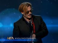 Johnny Depp ivre aux Hollywood Awards : Sa prestation dérange et choque...