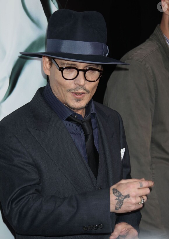 Johnny Depp - Première du film "3 Days to Kill" à Hollywood, le 12 février 2014.