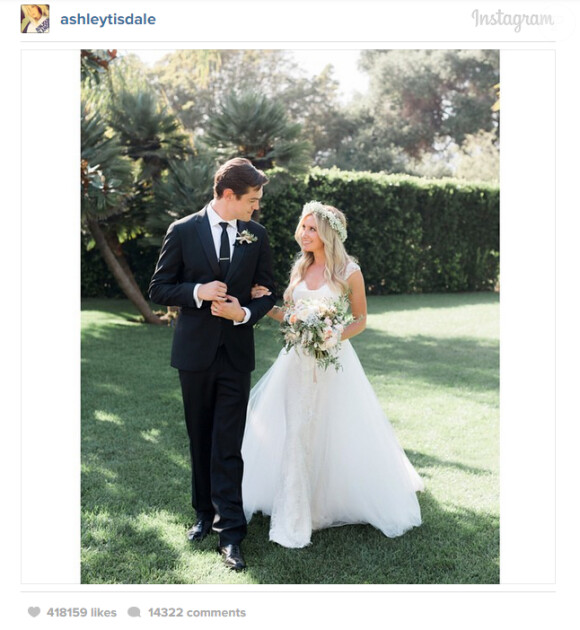 Ashley Tisdale s'est mariée avec Christopher French, le 9 septembre 2014.