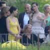 Mariage de Eros Ramazzotti et Marica Pellegrinelli à la Villa Sparina à Monterotondo di Gavi, Italie, le 21 juin 2014.