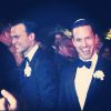 La star Cheyenne Jackson et Jason Landau se sont mariés à Encino, le 13 septembre 2014.