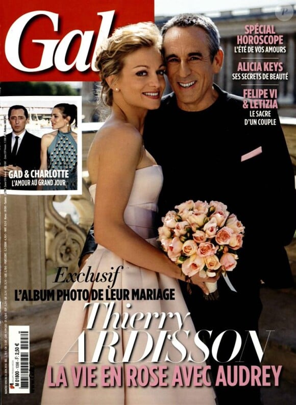 Thierry Ardisson a épousé Audrey Crespo-Mara en juin 2014 devant un parterre de stars.