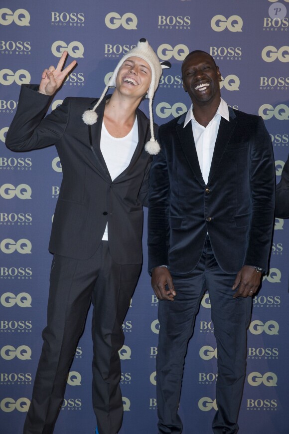 Jérome Jarre, Omar Sy - Soirée "L'homme de l'année GQ 2014" au Musée d'Orsay, à Paris le 19 novembre 2014.