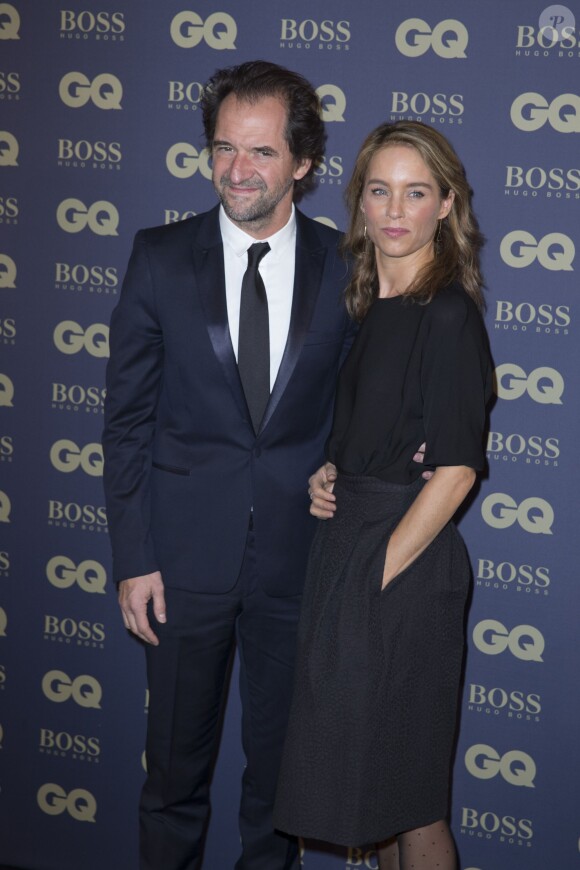 Stéphane de Groodt et sa compagne Odile d'Oultremont - Soirée "L'homme de l'année GQ 2014" au Musée d'Orsay, à Paris le 19 novembre 2014.
