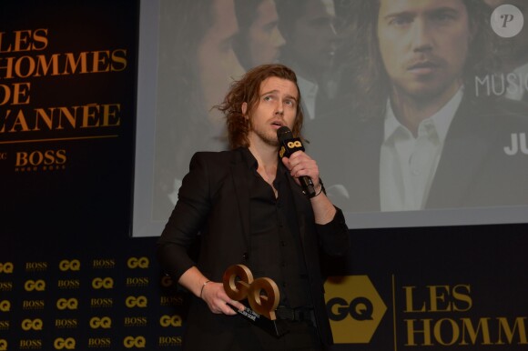 Exclusif - Julien Doré lors de la soirée GQ au Musée d'Orsay, Paris, le 19 novembre 2014.