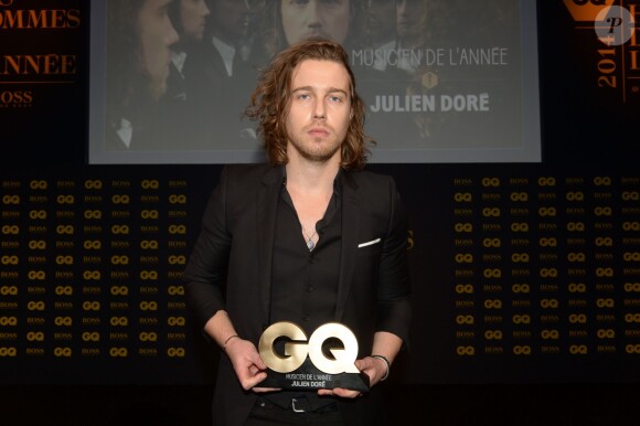 Exclusif - Julien Doré lors de la soirée GQ au Musée d'Orsay, Paris, le 19 novembre 2014.