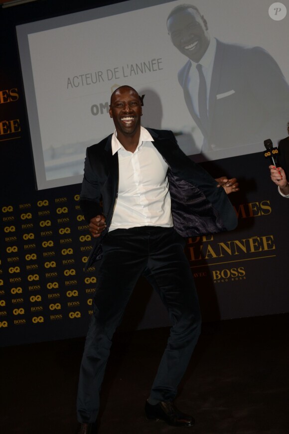 Exclusif - Omar Sy lors de la soirée GQ au Musée d'Orsay, Paris, le 19 novembre 2014.