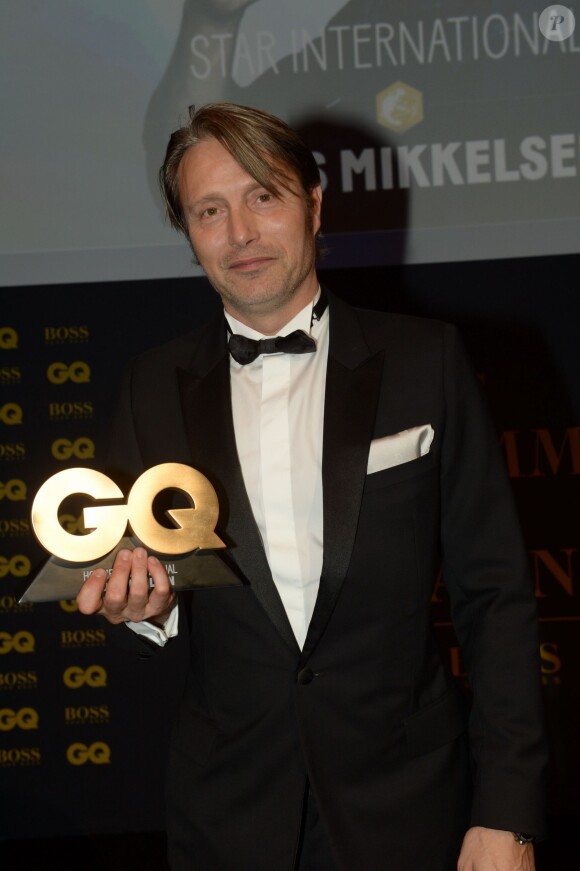 Exclusif - Mads Mikkelsen lors de la soirée GQ au Musée d'Orsay, Paris, le 19 novembre 2014.