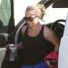 Kendra Wilkinson arrive aux Mad Dog Studios à Hollywood, le 29 septembre 2014.