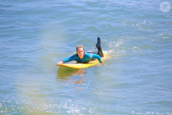 Helen Hunt à Malibu, Los Angeles, le 22 août 2014.