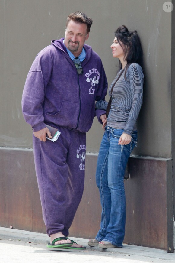 Daniel Baldwin et sa compagne Robin Sue Hertz Hempel à Los Angeles, le 27 mai 2014. 