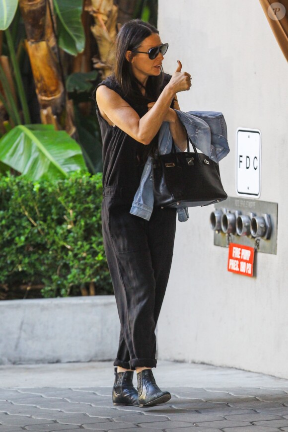 Demi Moore lors d'une virée déjeuner au Sunset Towers hotel de Los Angeles, le 23 novembre 2014.