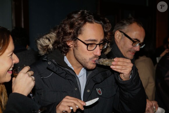 Thomas Hollande lors de la soirée du guide Fooding au passage des Panoramas à Paris le 24 novembre 2014