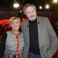 Victor Lanoux et sa femme Véronique Langlois - Enregistrement de l'émission "Vivement Dimanche" diffusée le 16 novembre 2014 sur France 2.