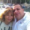 Marie-Paule de "L'amour est dans le pré 2014" et son ex-compagnon Jean-Manuel. Octobre 2014.