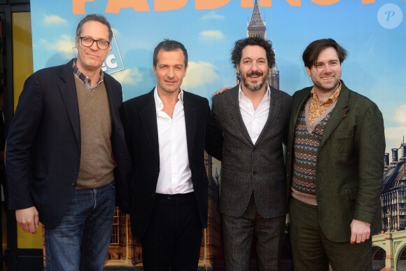 Guest, David Heyman, Guillaume Gallienne et Paul King - Avant-première du film "Paddington" au cinéma Pathé Beaugrenelle à Paris, le 30 novembre 2014.