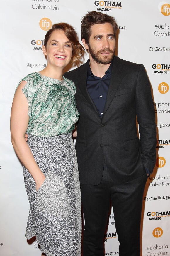 Ruth Wilson et Jake Gyllenhaal lors des Gotham Independent Film Awards à New York le 1er décembre 2014
