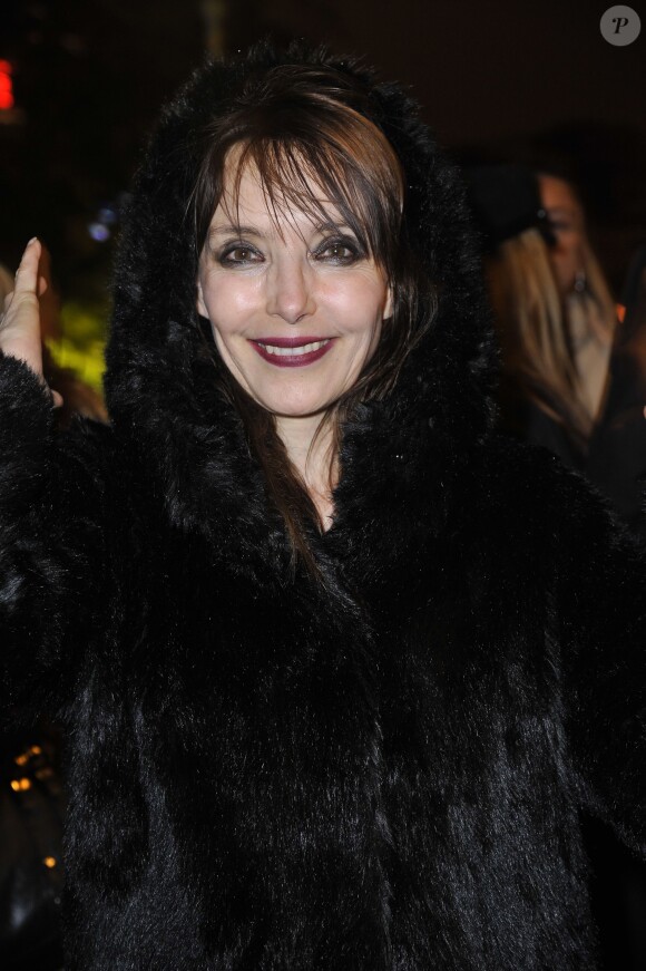 Jeanne Mas assiste à la générale de la pièce "Ticket Gagnant" au Théâtre du Gymnase à Paris, le 1er décembre 2014.
