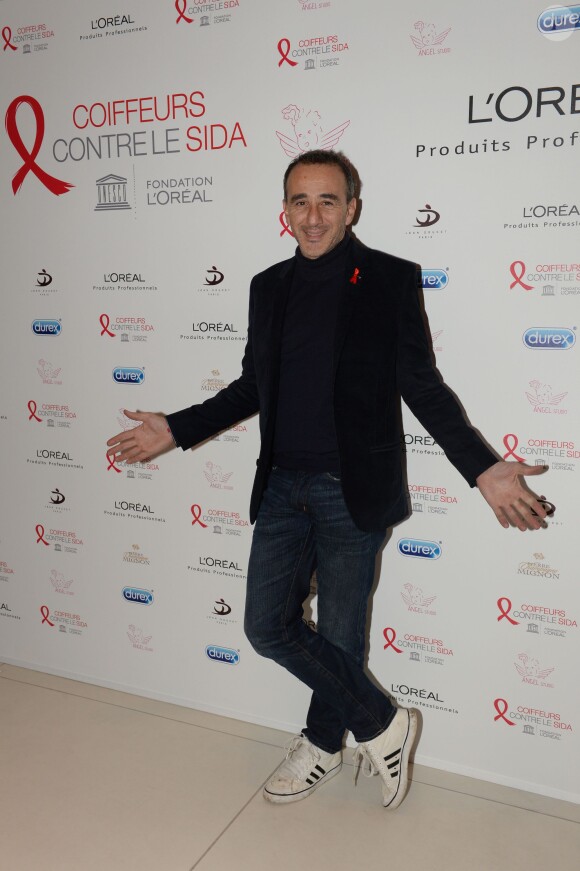 Elie Semoun - soirée pour l'opération Coiffeurs contre le sida dans le cadre de la Journée mondiale contre le sida à l'Académie L'Oréal Produits Professionnels à Paris, le 1er décembre 2014.