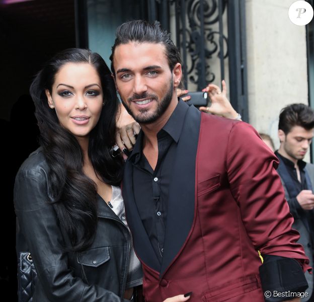 Nabilla Benattia et Thomas Vergara à Paris, juillet 2013