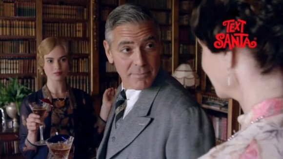 George Clooney dans Downton Abbey : Un cadeau de Noël... charmeur