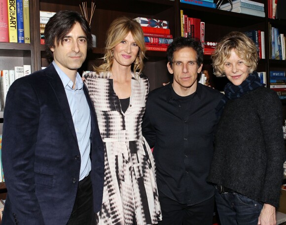 Noah Baumbach, Laura Dern, Ben Stiller et Meg Ryan lors d'une projection spéciale du film Wild à New York le 4 décembre 2014.