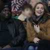 Joy Esther et Issa Doumbia lors du match entre le PSG et Nantes le 6 décembre au Parc des Princes à Paris