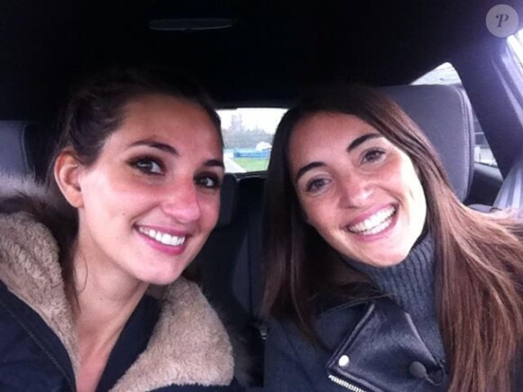 Marie Portolano et Margot Laffite - Photo issue de son compte Twitter, le 12 novembre 2013