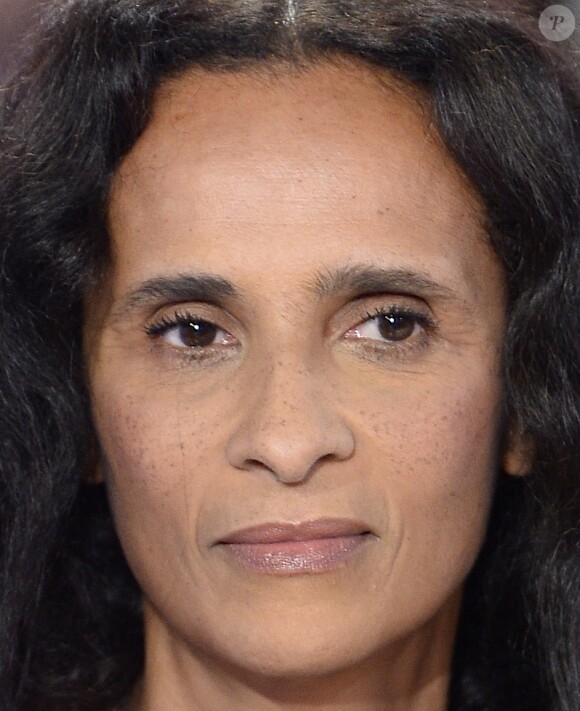 Karine Silla - Enregistrement de l'émission "Vivement Dimanche" à Paris le 10 décembre 2014.