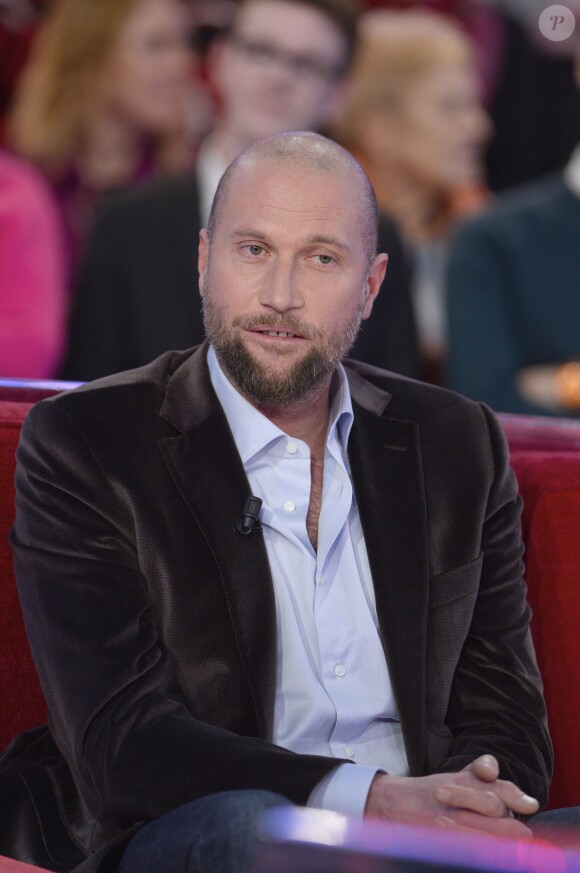 François Damiens - Enregistrement de l'émission "Vivement Dimanche" à Paris le 10 décembre 2014.