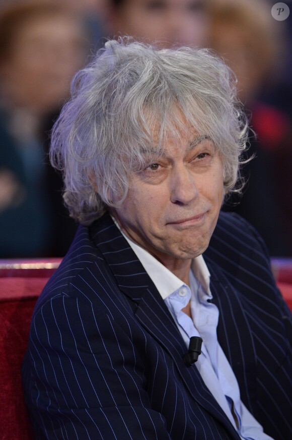 Bob Geldof - Enregistrement de l'émission "Vivement Dimanche" à Paris le 10 décembre 2014.