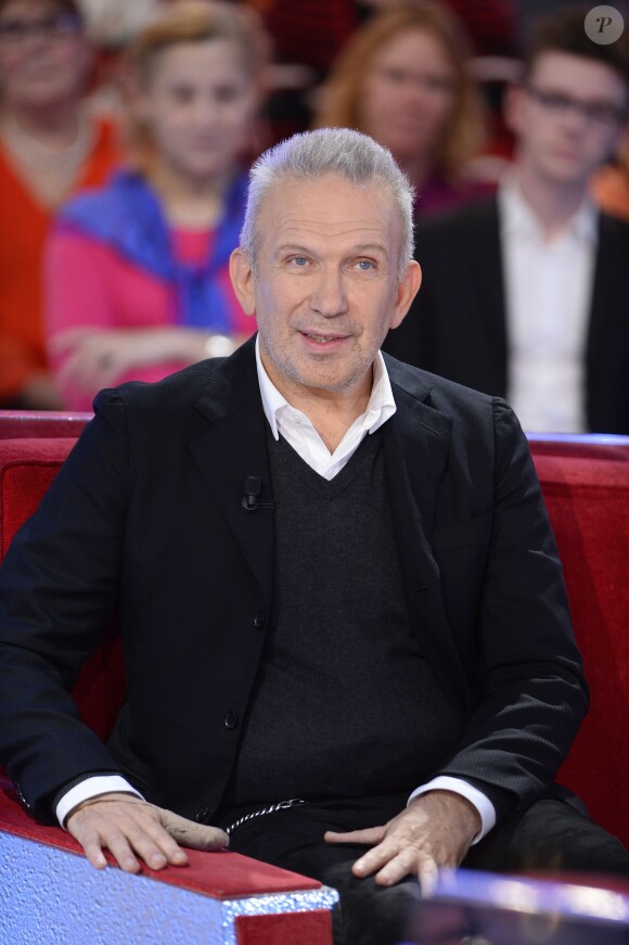 Jean Paul Gaultier - Enregistrement de l'émission "Vivement Dimanche" à Paris le 10 décembre 2014.