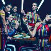 Adriana Lima, Crista Cober, Joan Smalls, Rosie Huntington-Whiteley et Isabeli Fontana sont les stars de la campagne printemps-été 2015 de Balmain. Photo par Mario Sorrenti.